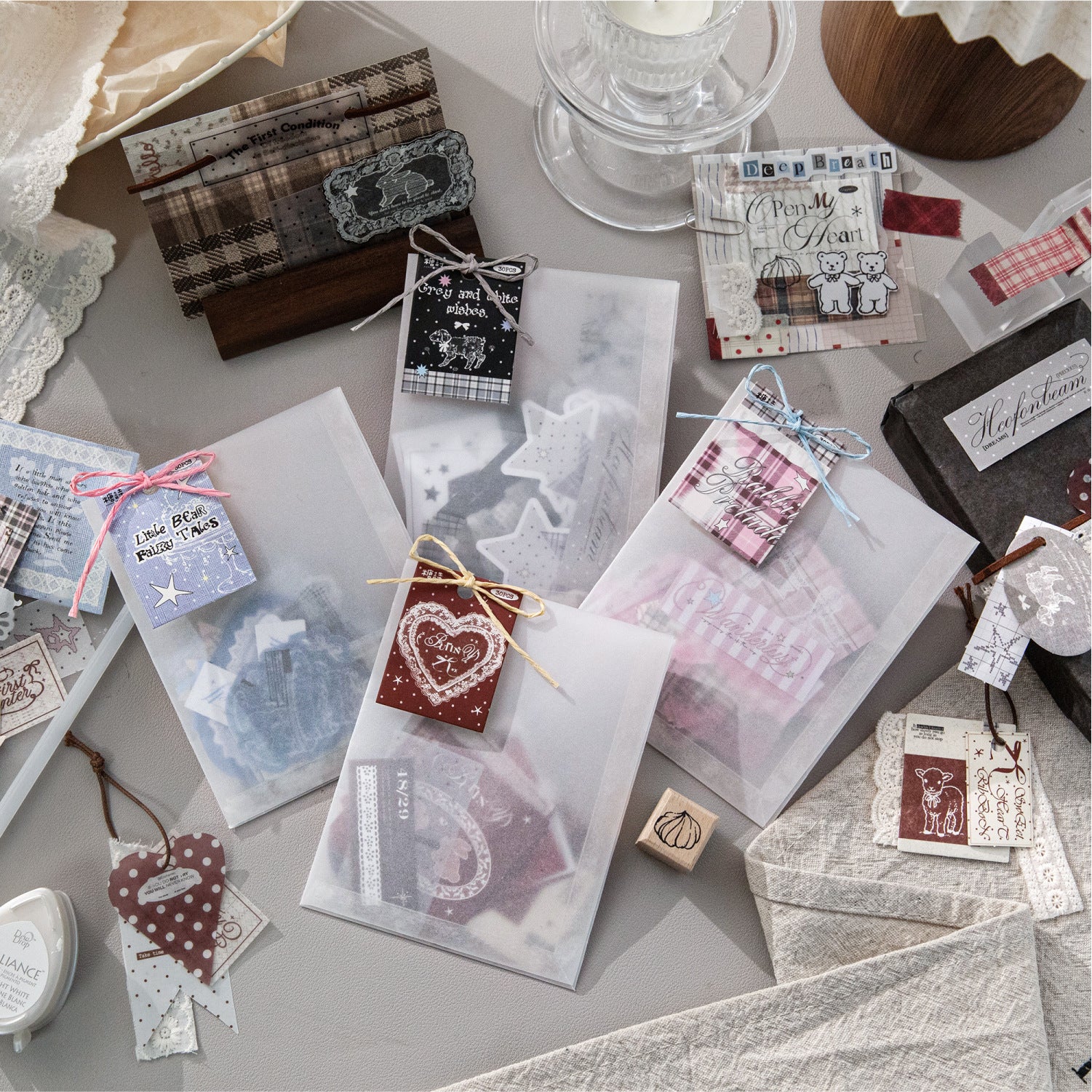 20 Pcs Aesthetic Journal Stickers WJYS