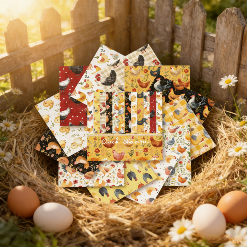 6 inch Chicks Scrapbook Paper Pad SKP595