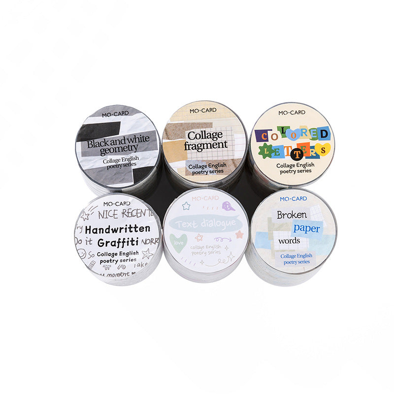 1 Roll Quote and Word Stickers Tape PTYWS