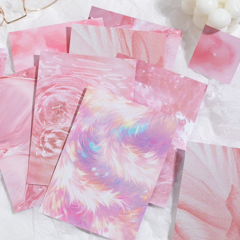 16 Sheets Light Art Theme Stickers LGRM