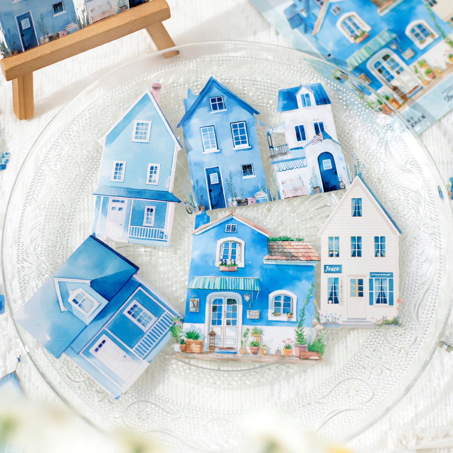 10 Pcs House Town Stickers MJZJ