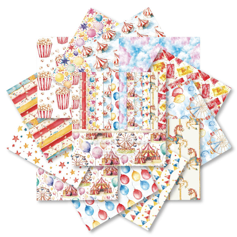6 inch Amusement Park Scrapbook Paper Pad SKP466