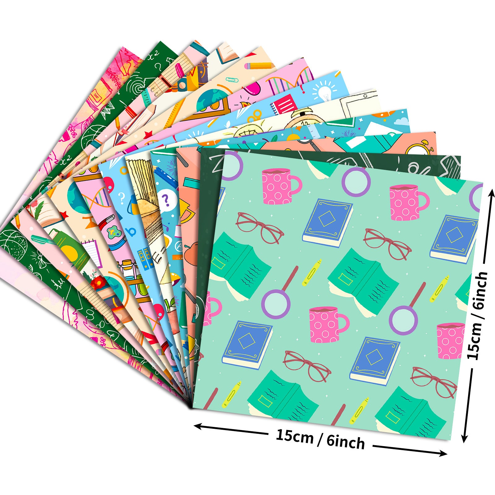 6 inch Teacher's Day Scrapbook Paper Pad PA792
