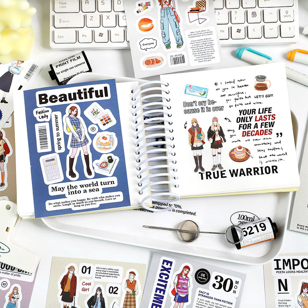 Lonri Girl Stickers Book