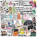 50PCS Funny Sarcastic Meme Vinyl Stickers FUN11