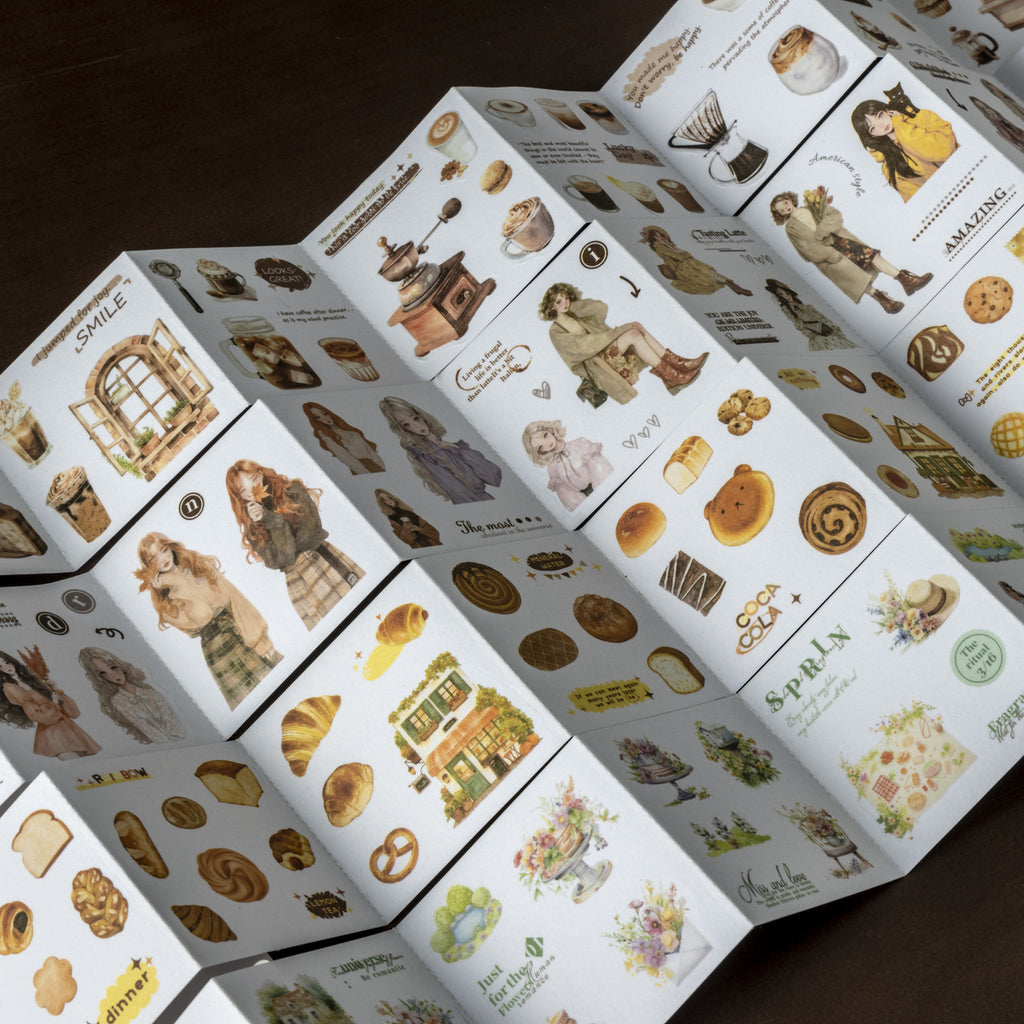 10 Sheets Life Style Washi Stickers Book YDDYSG