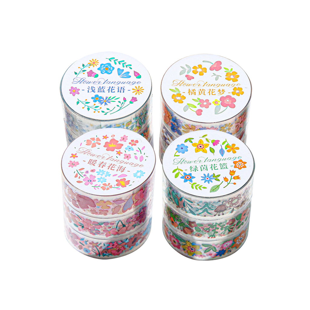 3 Rolls Flower PET Tape Set HYXS