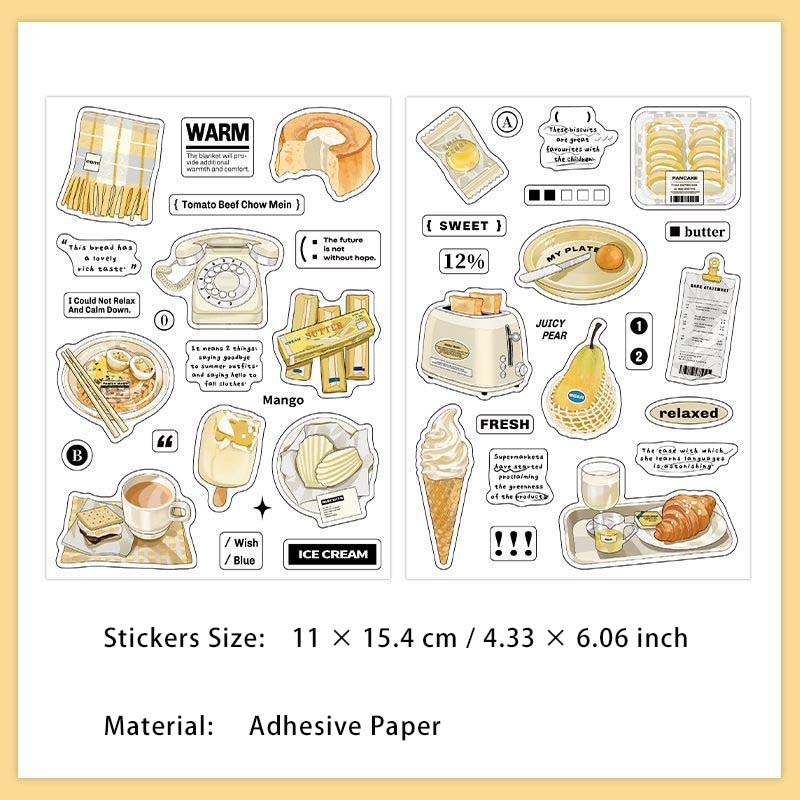 2 Sheets Creative Journal Stickers RJSP