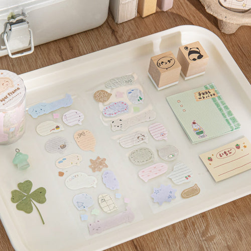 1 Roll Dialog Box Planner Stickers DHKHJ