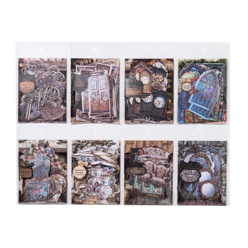 30 Pcs Antique Themed Stickers ZGCPG