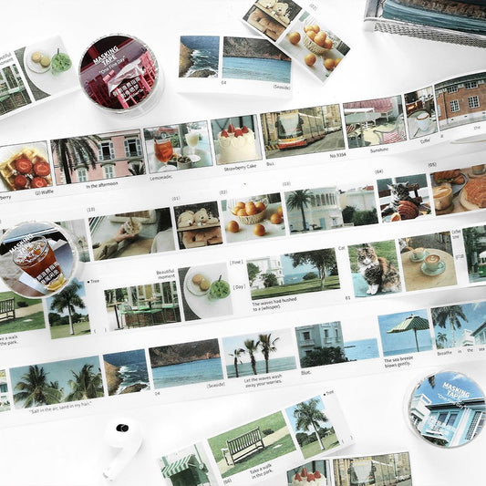 1 Roll Landscape Washi Stickers Tape JQLFZN