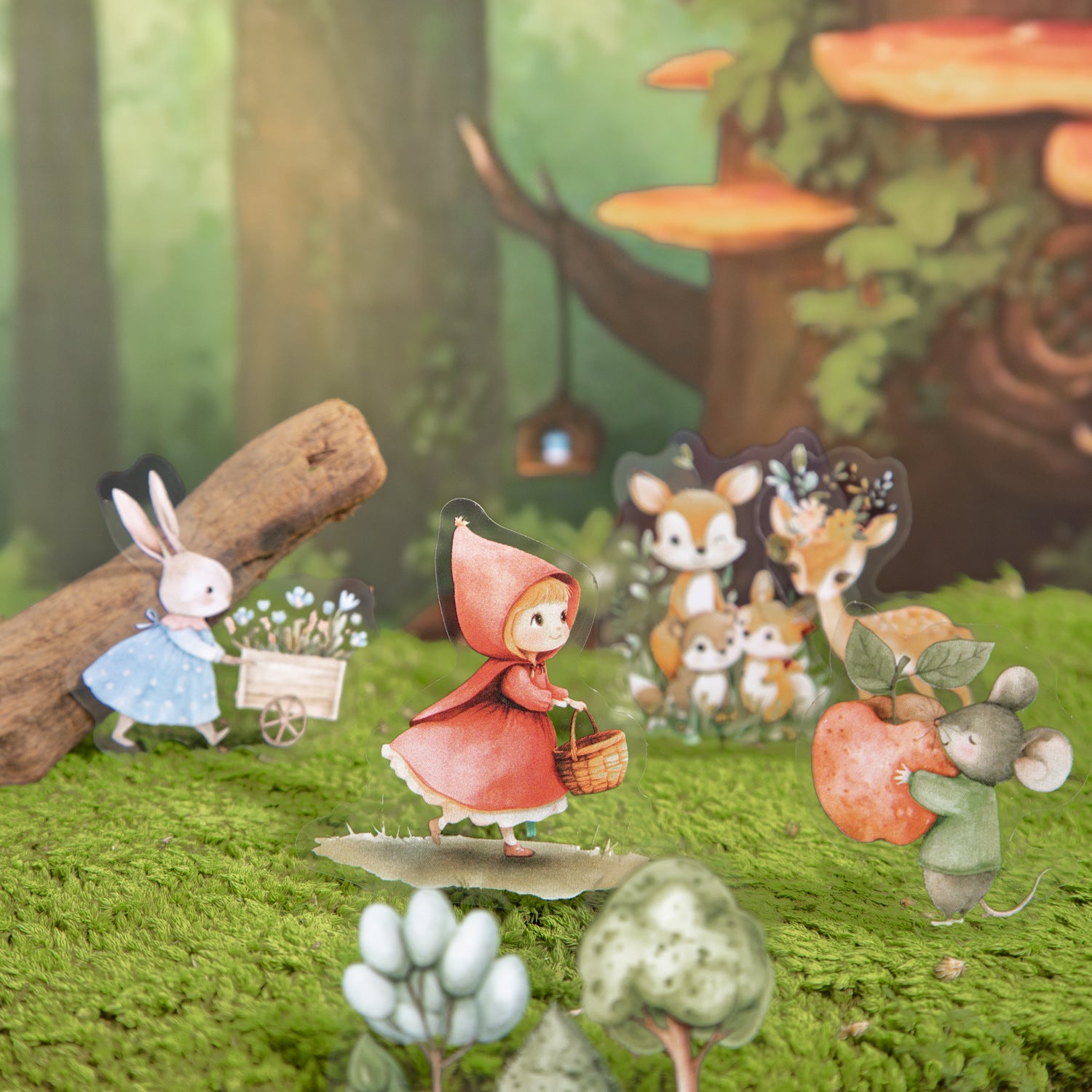 15 Pcs Fairy Story PET Stickers XHMGS