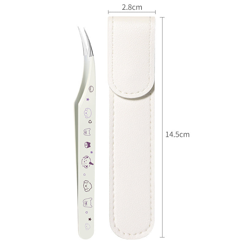 Precision Craft Tweezers with Leather Pouch