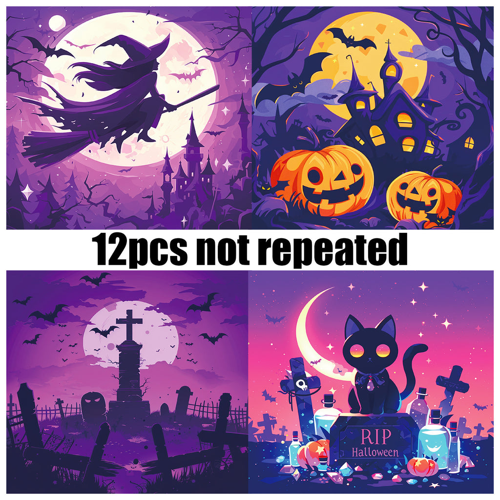 6 inch Halloween Scrapbook Paper Pad PA115