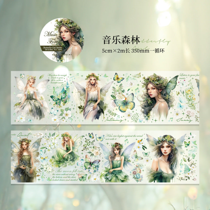 1 Roll Butterfly Fairy PET Tape HDSN