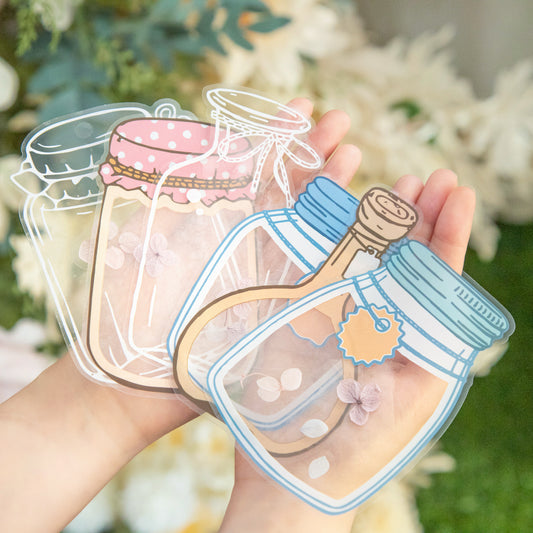 20 Pcs Storage Jar PET Stickers SGSLJ