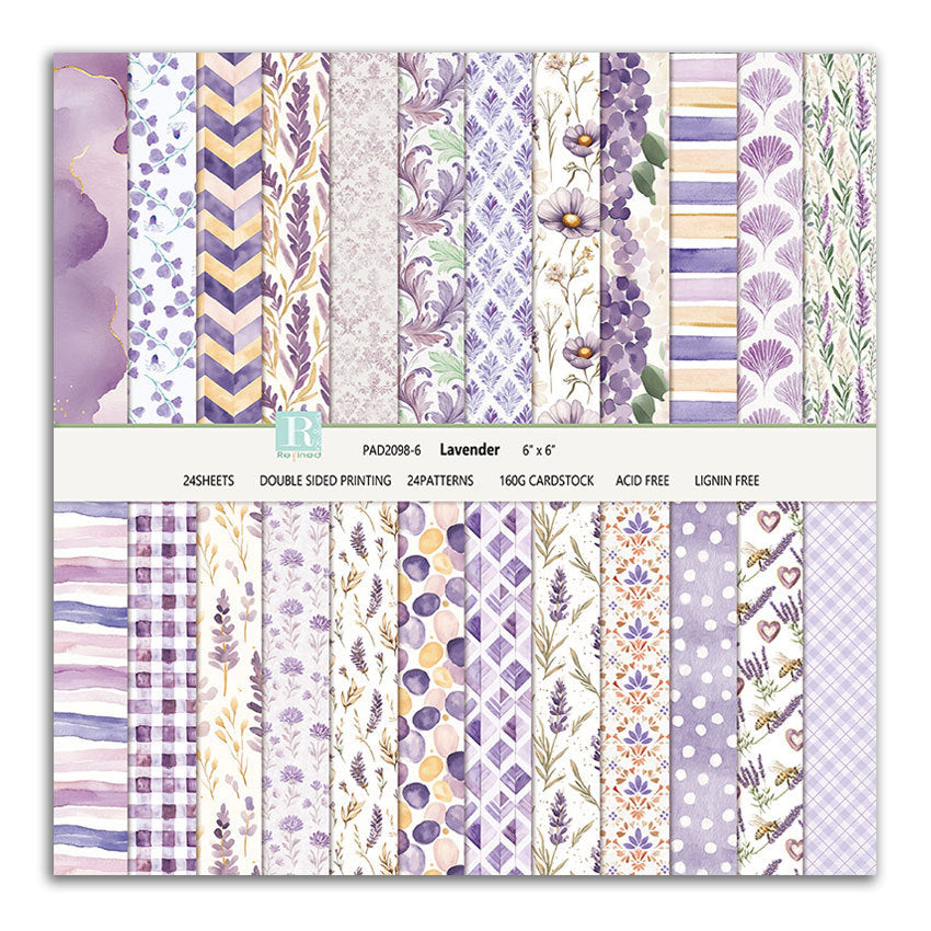 6 inch Scrapbook Paper Pad JYY6098
