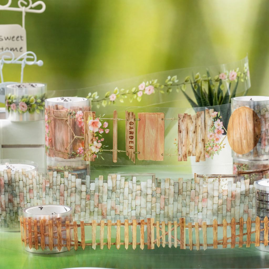 2 Rolls Garden Theme PET Tape Set HTMJ