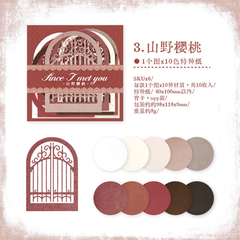 10 Pcs Window Cutout Paper CYJNKS