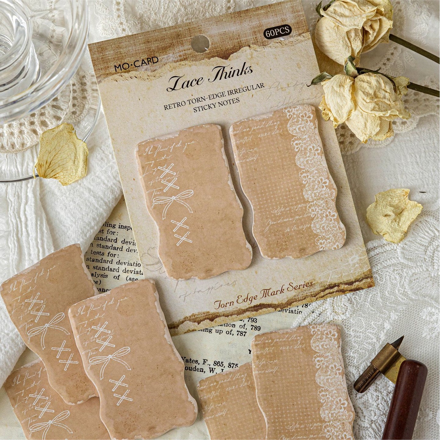 20 Pcs Floral Sticky Note Paper SBYJ