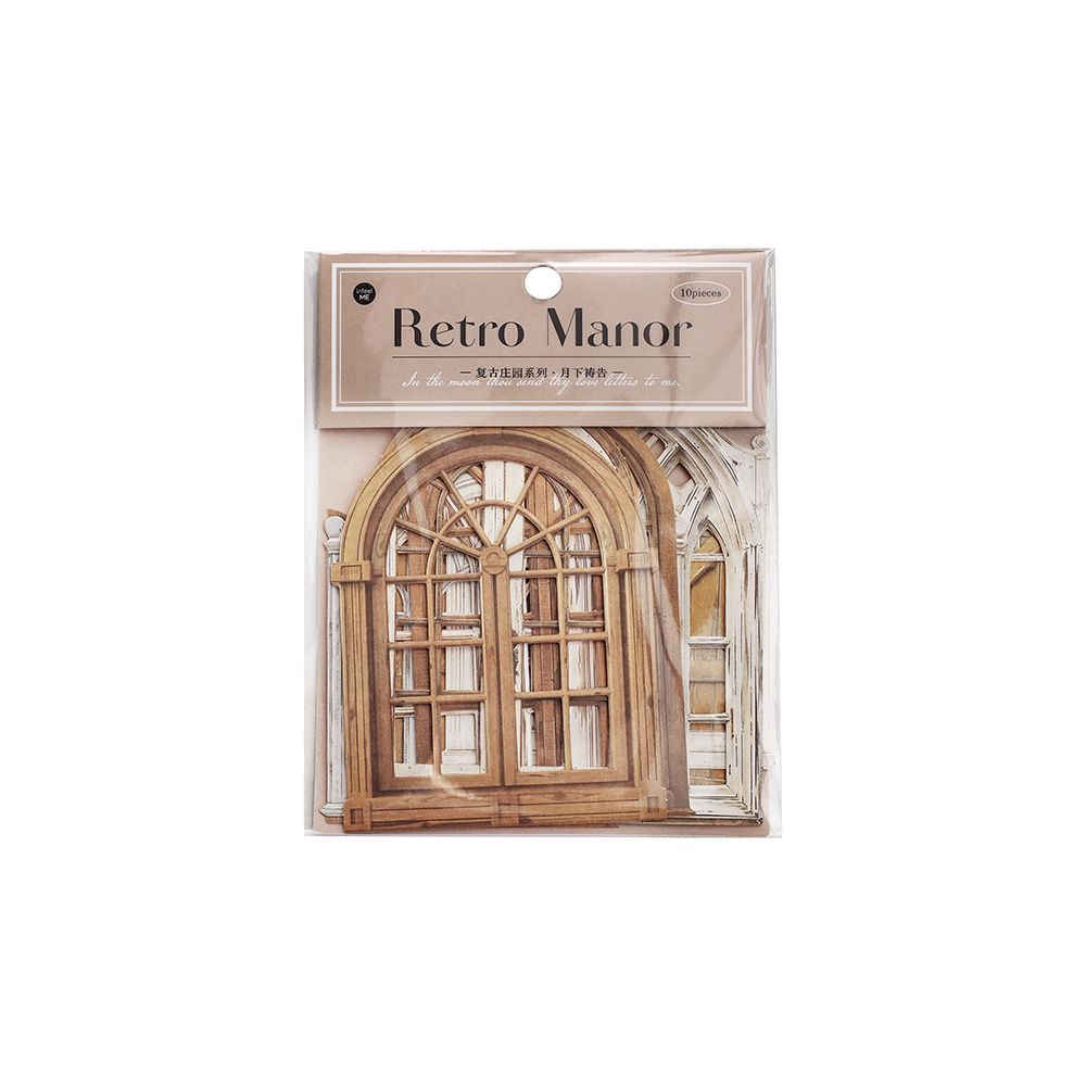 10 Pcs Cutout Windows Journl Paper FGZY