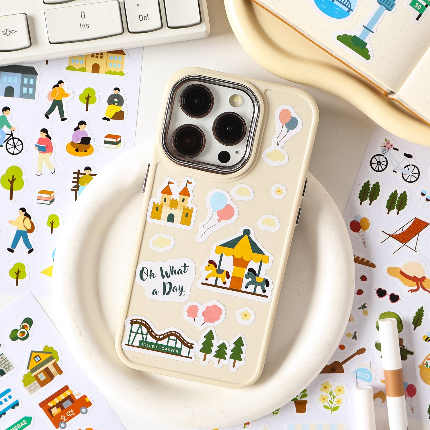 1 Sheet Daily Calender Planner Stickers DZTX