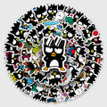 50 Pcs Vinyl Penguin Stickers KQE1016