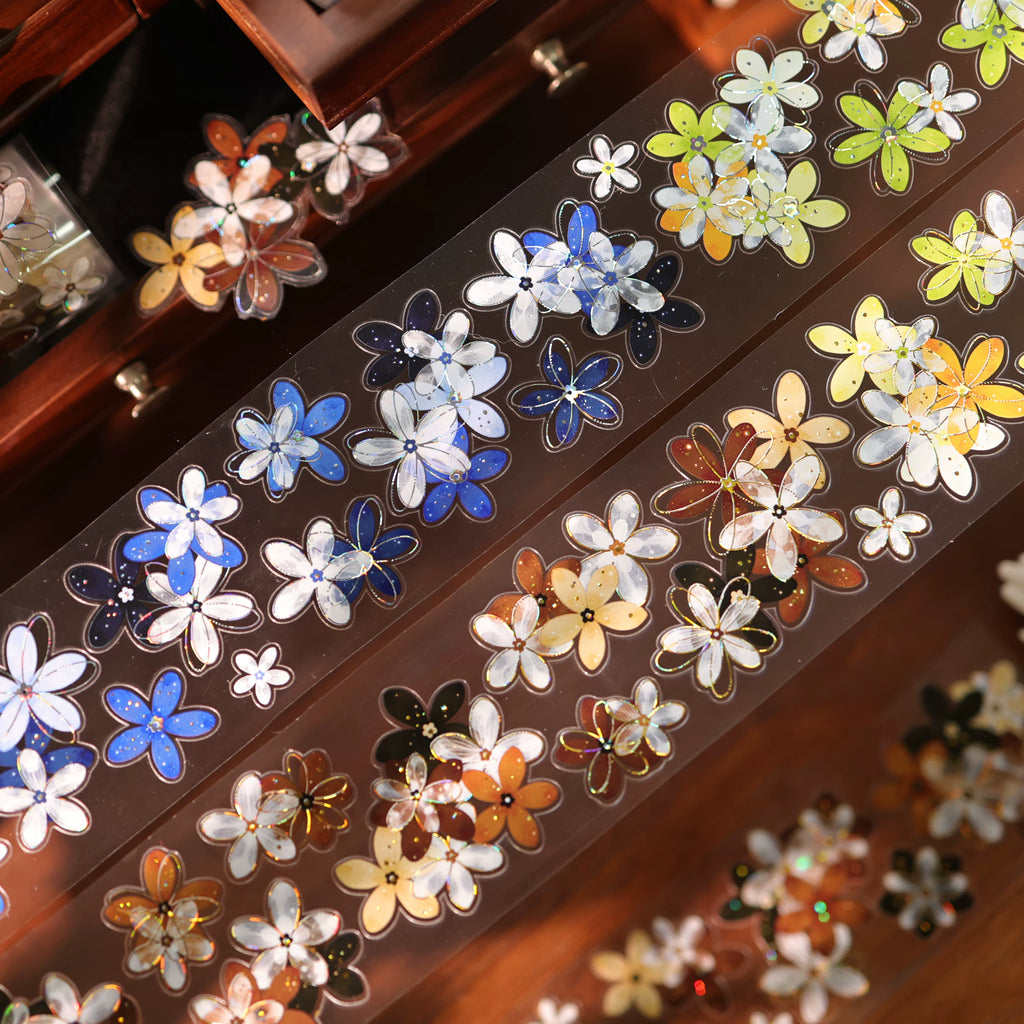 Floral Decorative Tape Rolls- Path Blossoms