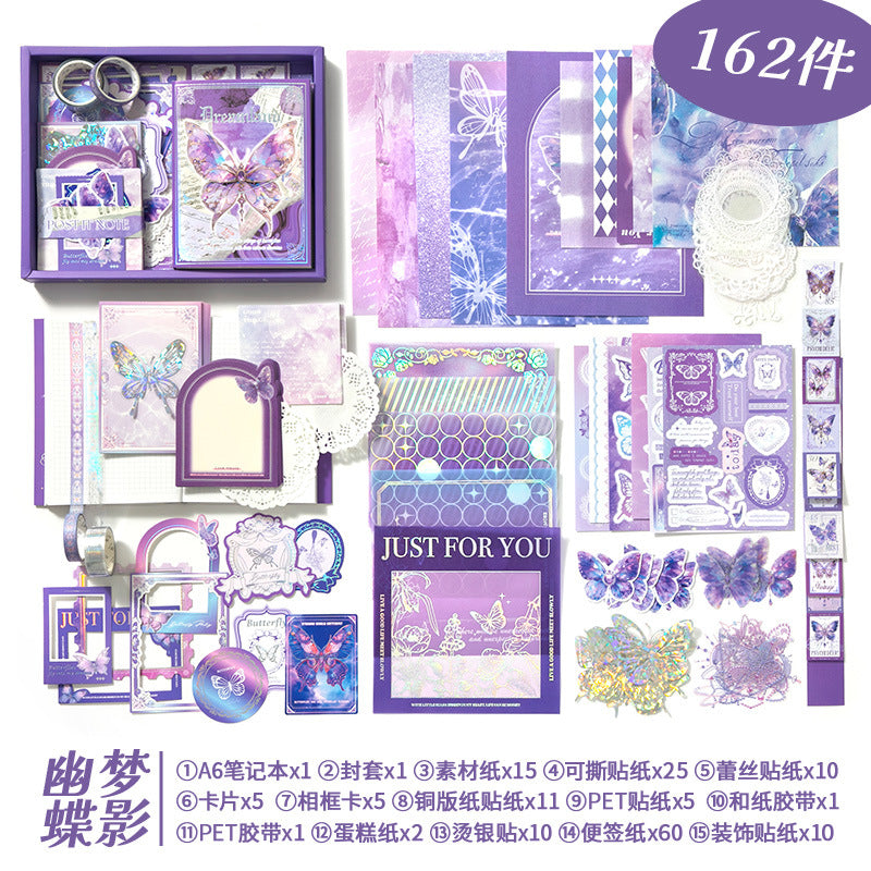 162 Pcs Scrapbook Gift Set NJXL