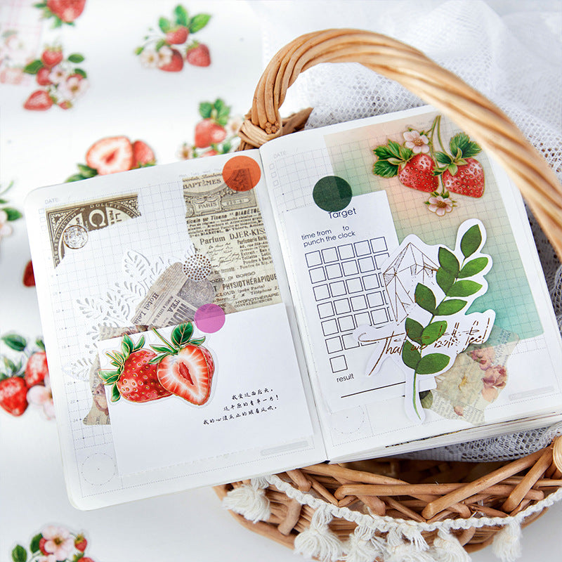 20 Pcs Fruit PET Stickers XCGJ