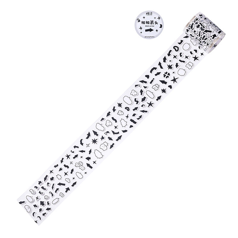1 Roll Symbol Stickers Tape XTZSS