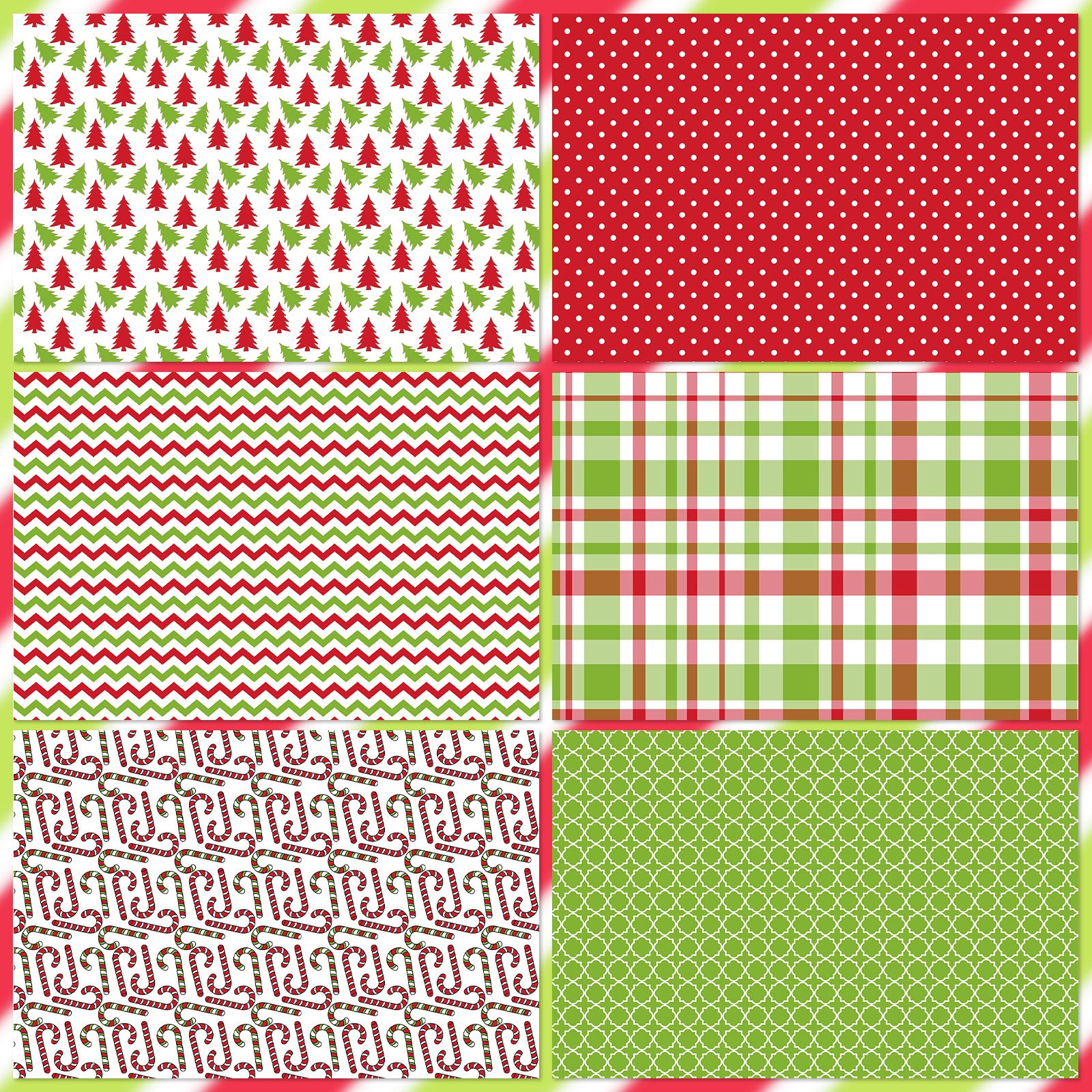 6 inch Christmas Scrapbook Paper Pad PA255