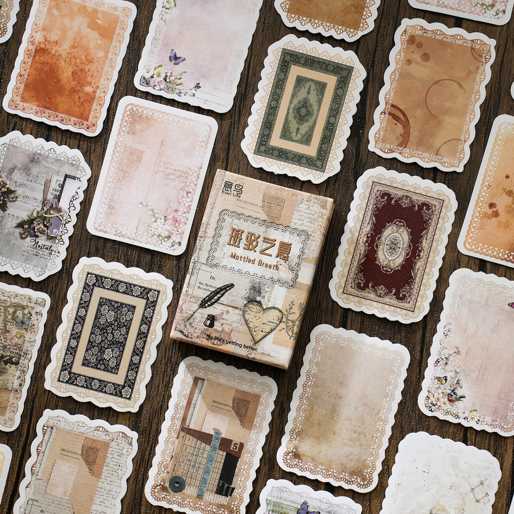 30 Pcs Vintage Collage Stickers BBZX