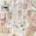 10 Sheets Vintage Post Stamp Stickers CHHX
