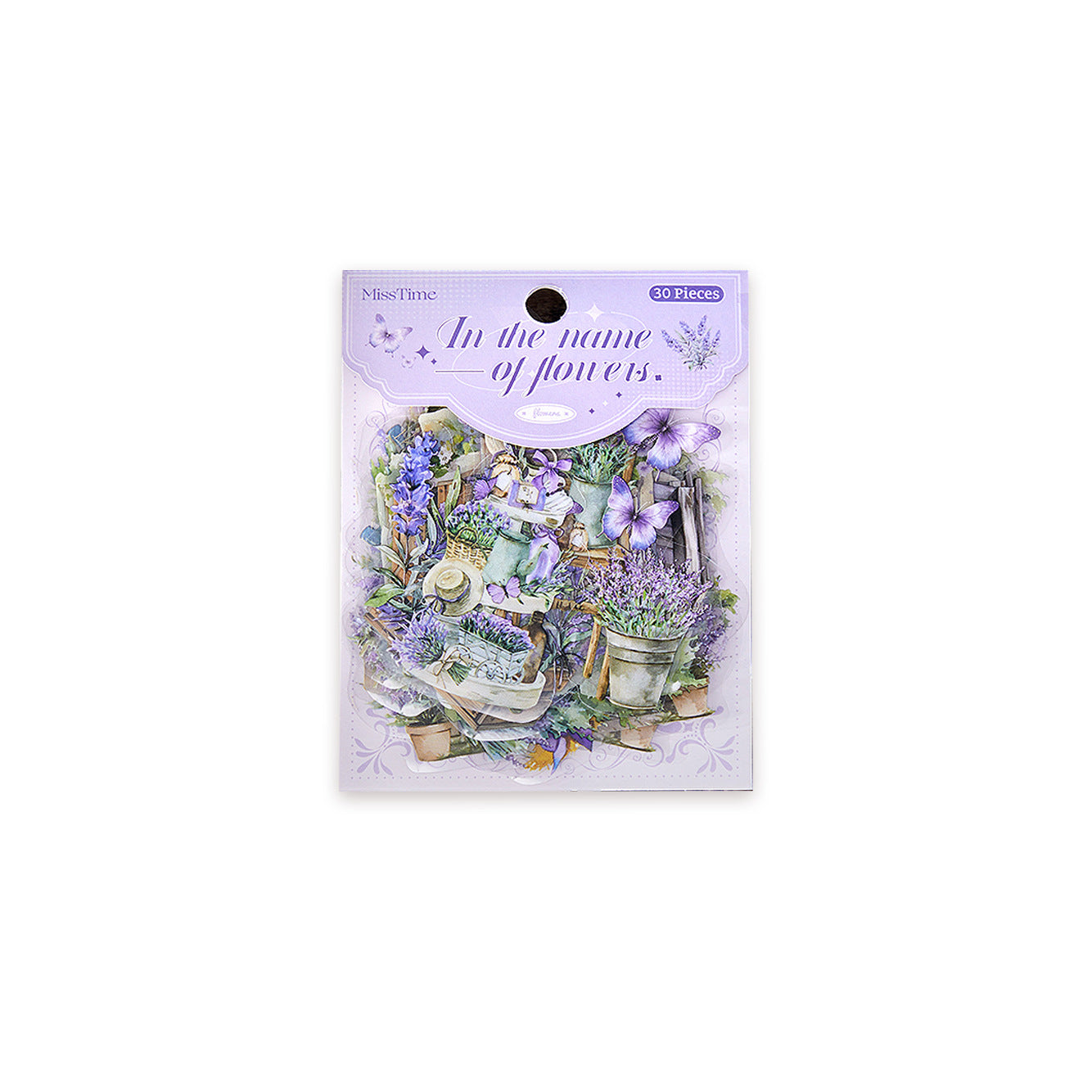 30 Pcs Garden Theme PET Stickers HHZJ
