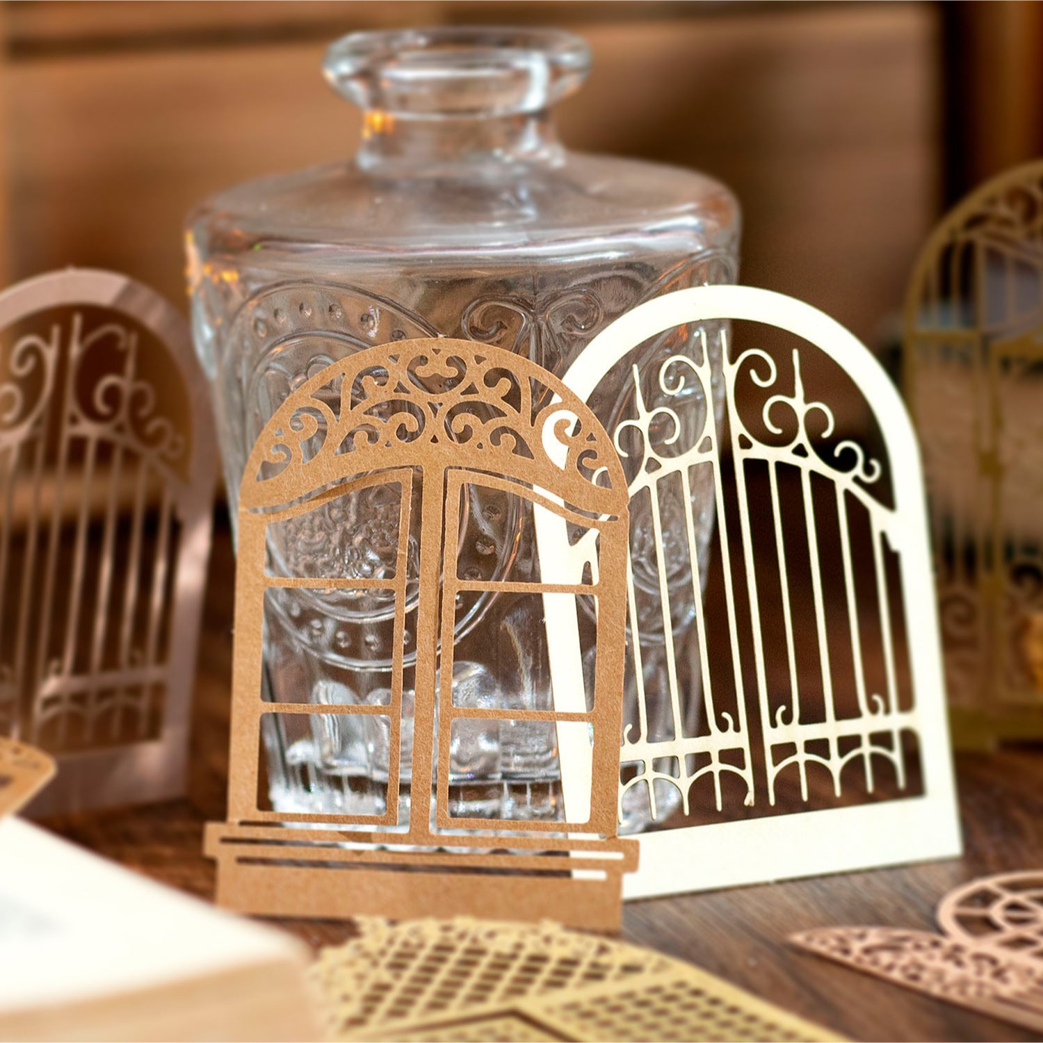 10 Pcs Window Cutout Paper CYJNKS