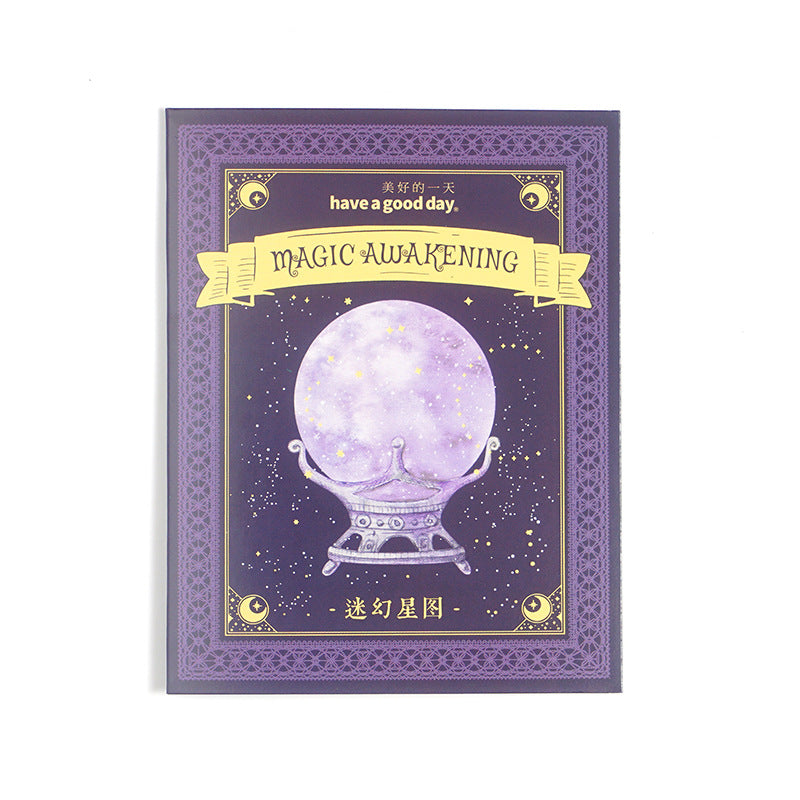 10 Pcs Magic Theme PET Stickers MFJX