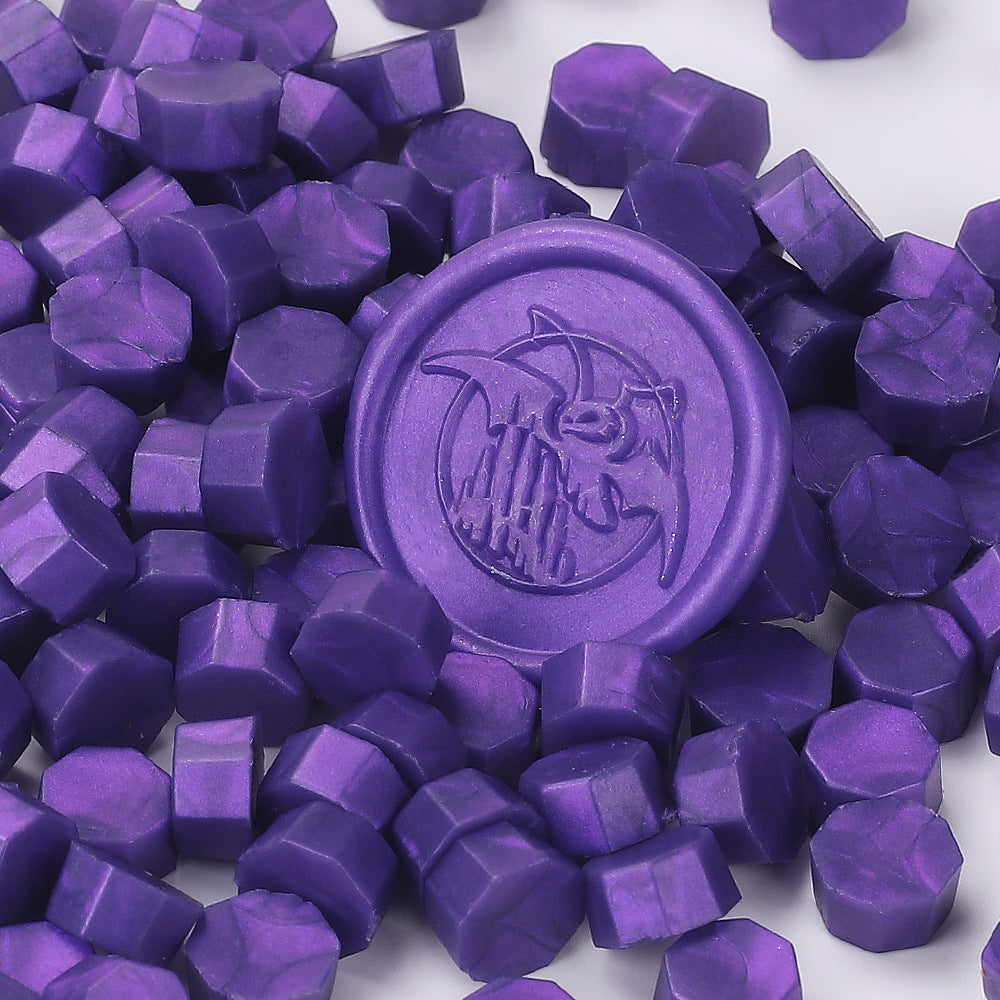 100 PCS Octagon Wax Seal Beads H62
