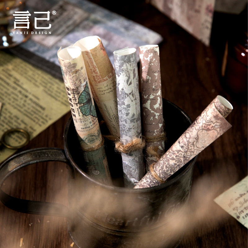 30 Sheets Vintage Junk Journal Paper MJGQ