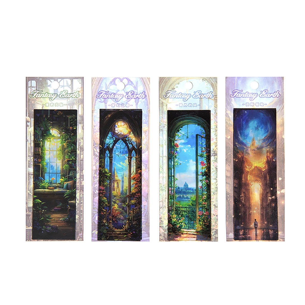8 Pcs Vintage PET Bookmark HXDL