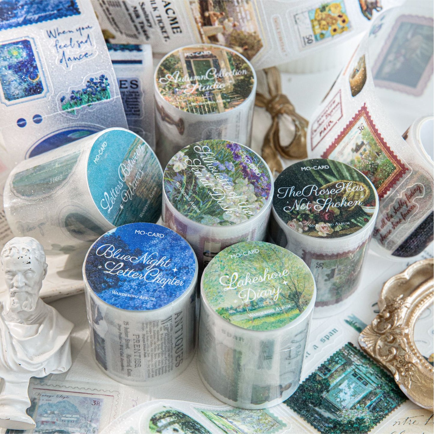 1 Roll Painting Art PET Stickers Tape MYHJ