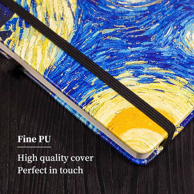 Van Gogh Inspired A5  Notebook  - Starry Night