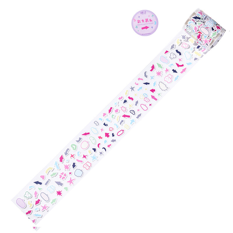 1 Roll Symbol Stickers Tape XTZSS