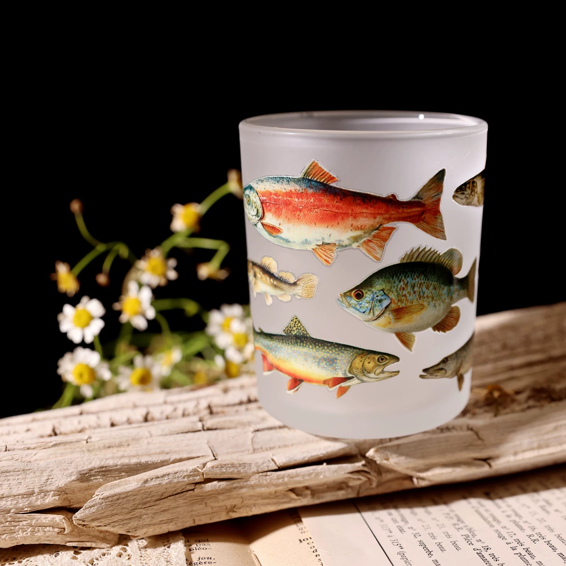 2 Sheets Waterproof Rub on Stickers - Lure Fish