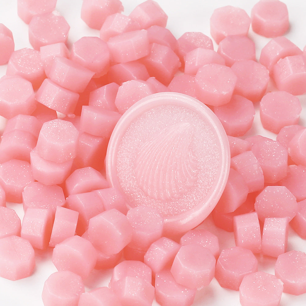 100 PCS Octagon Wax Seal Beads H30