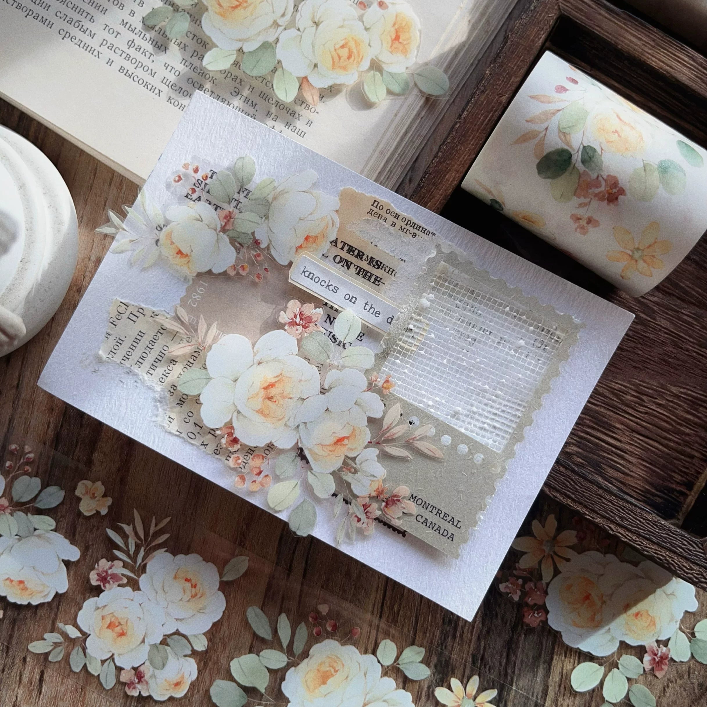 Floral Decorative Tape Rolls- Spring Unreturned