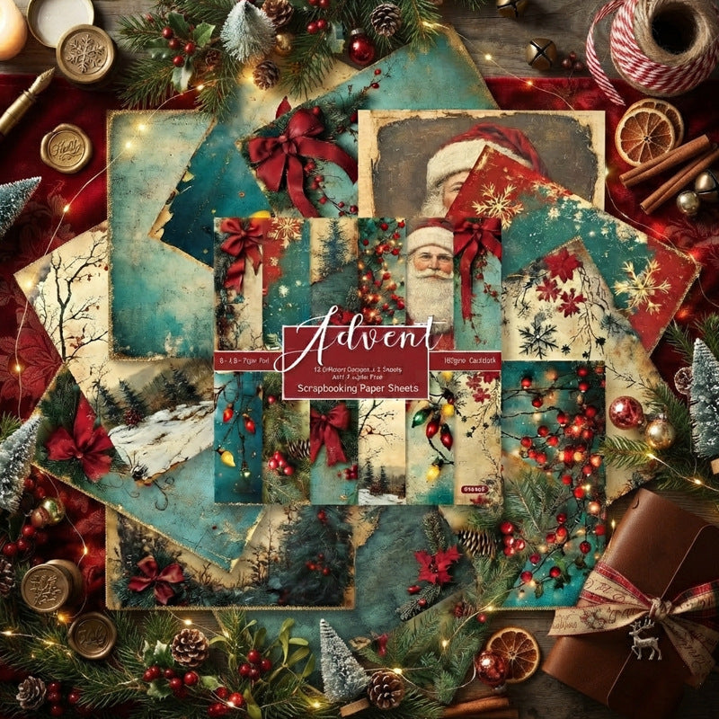 6 inch Christmas Scrapbook Paper Pad SKP1044