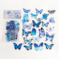 40 Pcs Buttefly PET Sticker Pack HDZRF