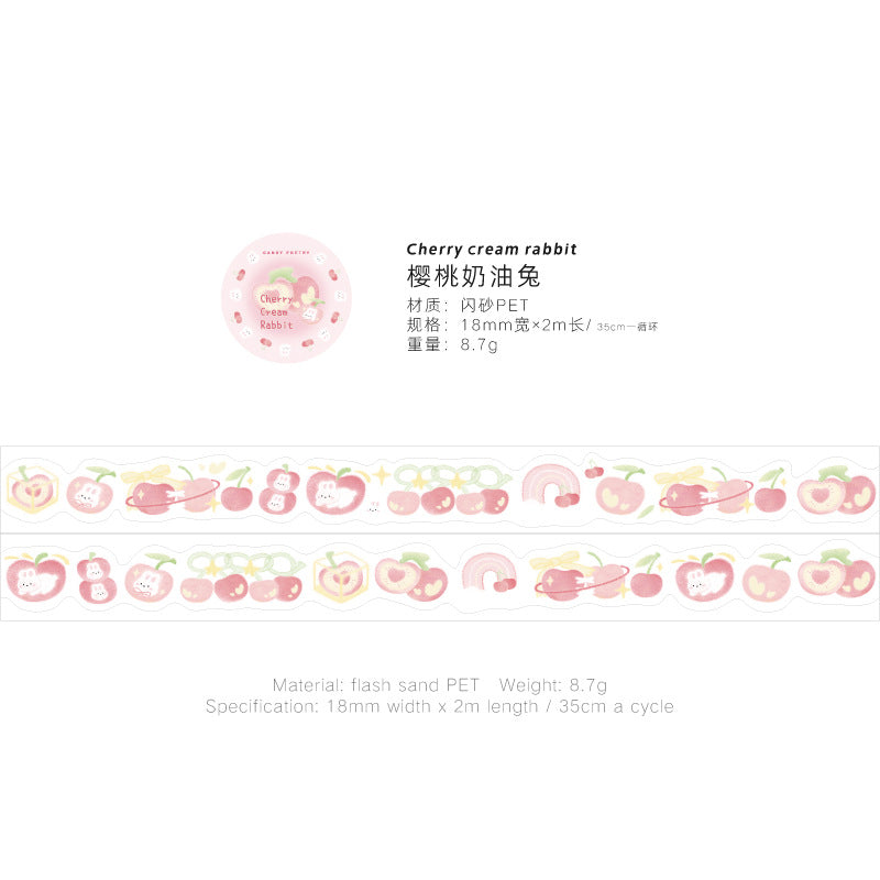 1 Roll Cute Fruit PET Tape SGTX