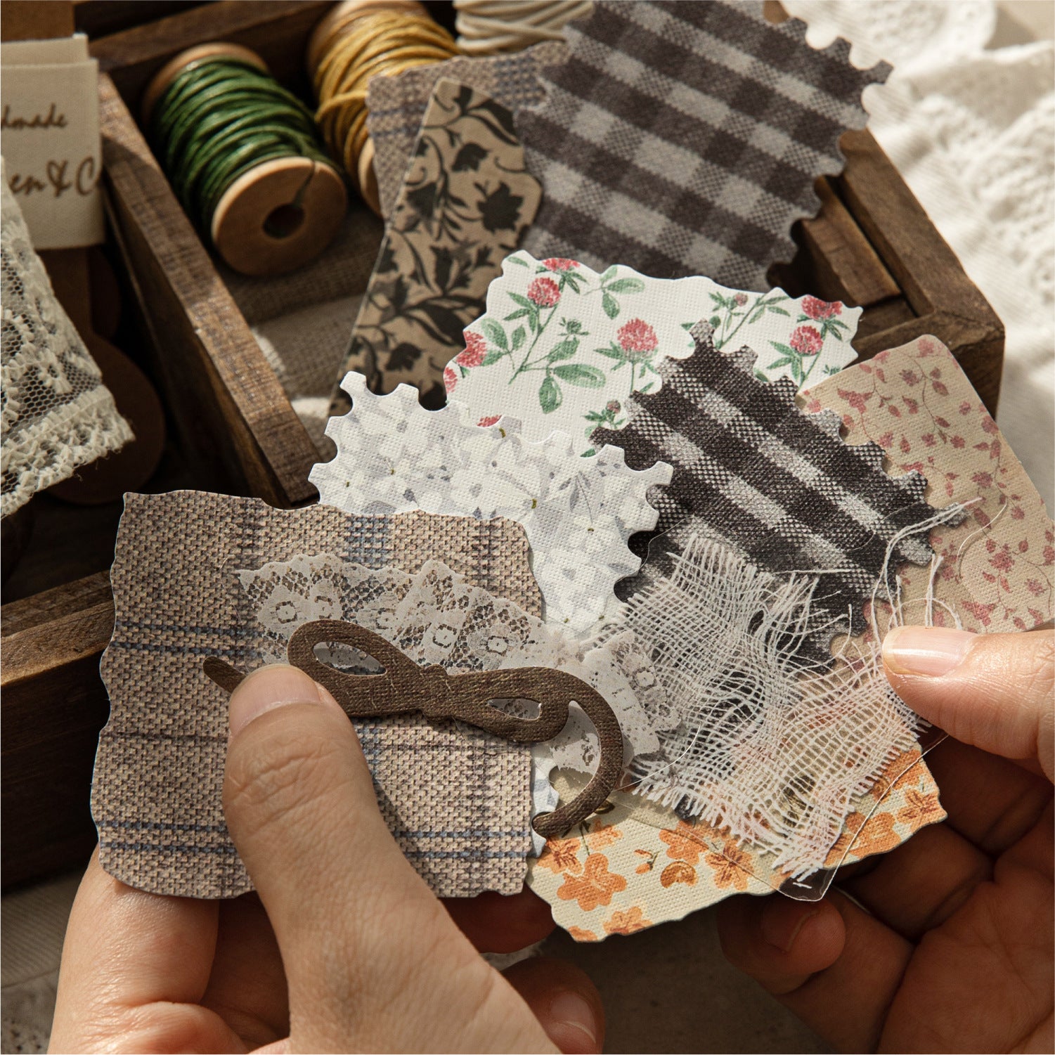 30 Pcs Vintage Journal Stickers PTDY